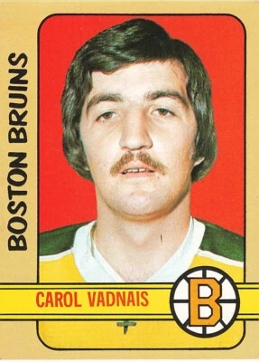 CAROL VADNAIS  1972-73 TOPPS HOCKEY #85 - Image 1 of 2