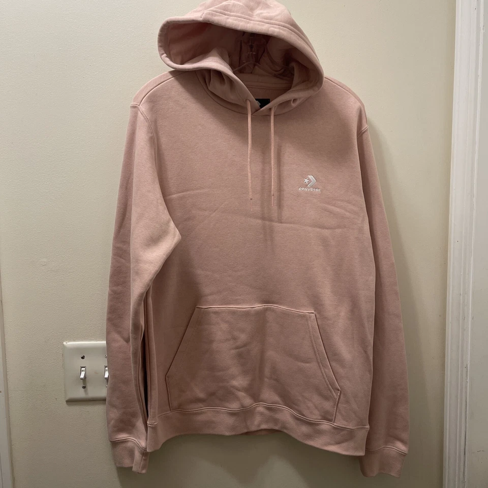 Sudadera con Capucha Converse Rosa Sin Género Mediana S69 Foto 1 de 3