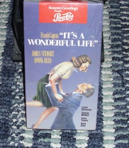 NEW SEALED It's a Wonderful Life VHS 1990 Christmas Classic by Pepsi - Cola Rare - Picture 1 of 4