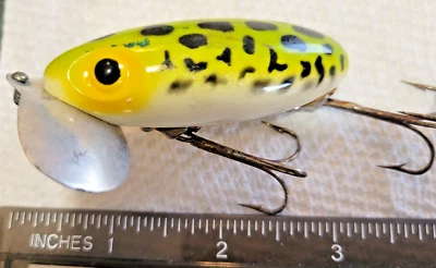 Vintage Arbogast Jitterbug Topwater Fishing Lure - NO PATENT # LIP ! - Image 1 of 4