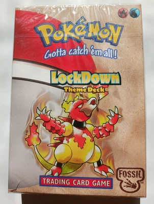 Pokemon Cards WOTC Fossil Lockdown Theme Deck New Sealed Rare Vintage 1999 - Image 1 of 4