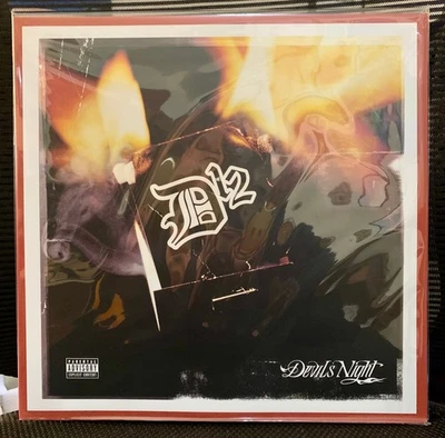 D12 - Devil's Night - IVC Edition - 2LP Hellfire Vinyl - D12 Sticker - Eminem - Image 1 of 3