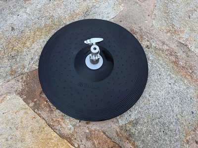 Yamaha RHH135 Hi Hat Cymbal Pad Charcoal Rhh 135 hihat Electronic Cymbals Pair - Image 1 of 2