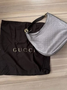 🎒 100% AUTHENTIC GUCCI GUCCISSIMA HOBO LEATHER BAG VERY GOOD USED CONDITION - Picture 1 of 6