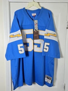 Maglia Junior Seau 2002 Mitchell & Ness Chargers Throwback Legacy Uomo 4XL $160 - Foto 1 di 7
