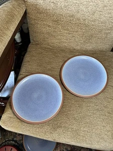 2x Platos de pan DENBY LANGLEY Blue Juice Berry de gres - Imagen 1 de 2
