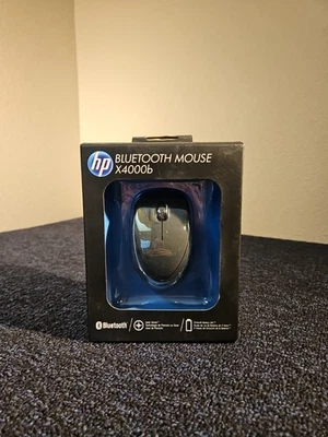 NEW FACTORY SEALED HP Bluetooth Wireless Mouse X4000b Black NIB - Image 1 of 4