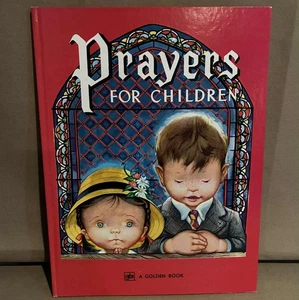 1978 Unread  PRAYERS FOR CHILDREN Giant Golden Book Eloise Wilkin Hardcover - Picture 1 of 5