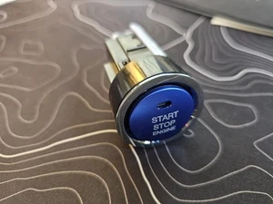2015-2021 Subaru Forester Wrx Crosstrek Keyless Ignition Push Button Start Blue - Picture 1 of 4