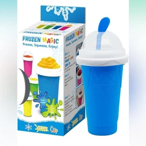 Slushy Maker Cup Slushie Cup Maker Milk Cola Juice Squeeze Magic Quick Freeze - Picture 1 of 5