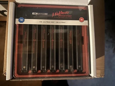 A Nightmare on Elm Street 7-Film Collection 4K SteelBook Blu-ray [1984-1994](UK) - Image 1 of 4