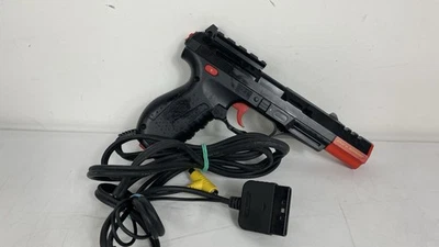Sony Playstation 2 Ps1 Ps2 Light Game Gun Pistol Blaster G-Con Sharp Shooter Co - Image 1 of 4