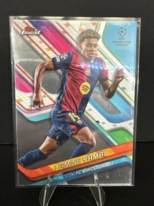 LAMINE YAMAL 2024 TOPPS FINEST UEFA SOCCER FC BARCELONA Q4354 #99 - Picture 1 of 2