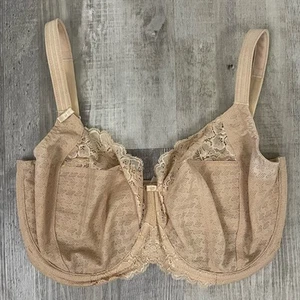 Panache Womens 32H Beige Lace Envy Balconette Underwire Bra - Picture 1 of 5