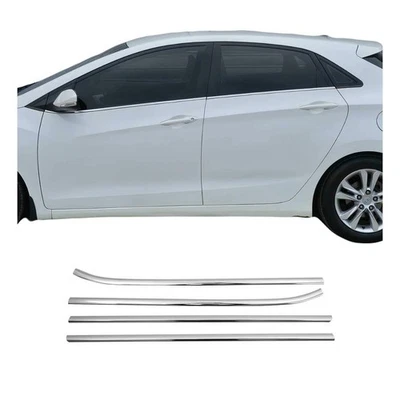 Transmisor de moldura de ventana para Hyundai Elantra Touring 2009-2012 acero inoxidable 4 piezas Foto 1 de 4