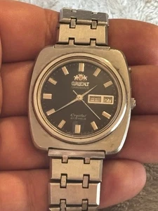 RARO orologio anni 60 ORIENT Chrono Ace vintage DIVE cristallo 27 gioielli impermeabile - Foto 1 di 13