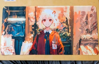 XL Gaming Mouse Pad Desk Mat 60x30cm – Orange Anime Japanese Schoolgirl – New C2 - Image 1 of 4