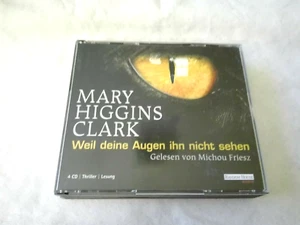 MARY HIGGINS CLARK / WEIL DEINE AUGEN IHN NICHT SEHEN ;4 CD HÖRB.; SEHR GUT - Bild 1 von 2