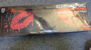 Teclado Gráfico Edición Especial Fun-Key Heráldico Corazón Alado USB Setuma Nuevo en Caja - Imagen 1 de 10