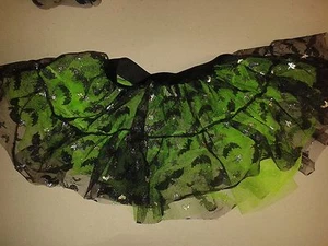 Bates para Halloween - Niñas Falda Tutú Negra/Verde Gallina Noche/Fiesta 6 a 16 - Imagen 1 de 1