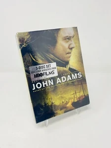 John Adams (DVD, 2008, 3-Disc Set) HBO Films - New Factory Sealed Paul Giamatti - Picture 1 of 3