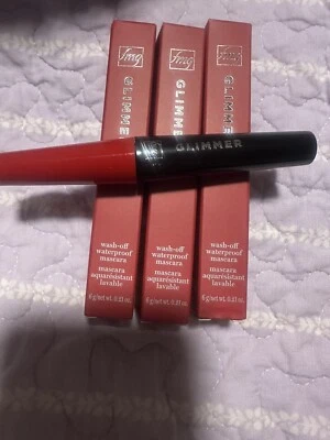(3) Avon fmg Glimmer Wash-Off Waterproof Mascara BLACK New Lot Of 3 - Image 1 of 2