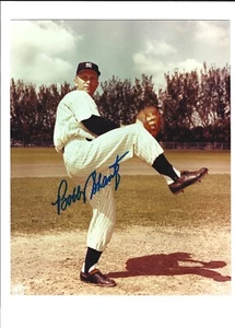 Bobby Shantz autograph signed 8 x 10 inch photo YANKEES - Picture 1 of 1