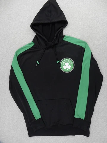 Boston Celtics NBA Basketball Hoodie Sweatshirt (Men's Medium) Black/Green Cover