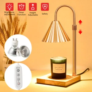 Candle Warmer Lamp with 2 Bulbs Night Light with Timer & Dimmer for Home Decor - Picture 1 of 13
