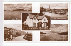 Delhi House Montford Craigmore Rothesay Kyles Of Bute Real Photograph Post Card