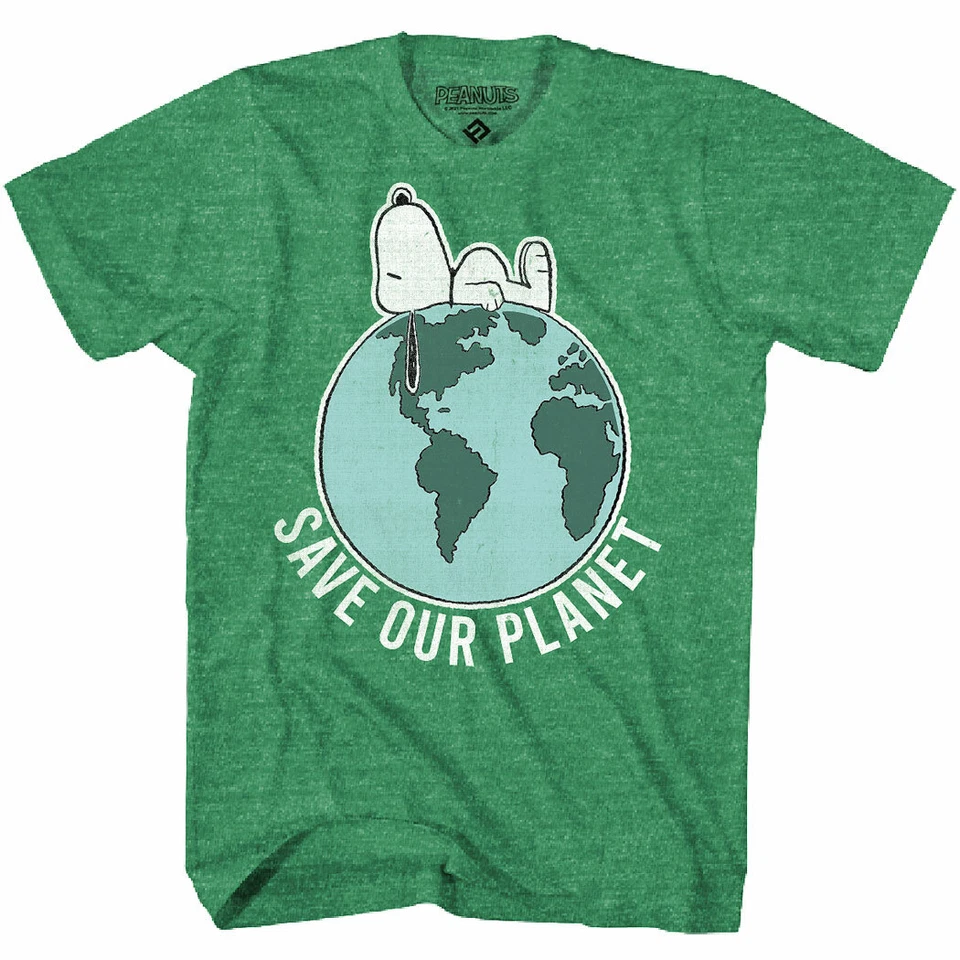 Peanuts Snoopy Save Our Planet Vintage T-Shirt - Image 1 of 1