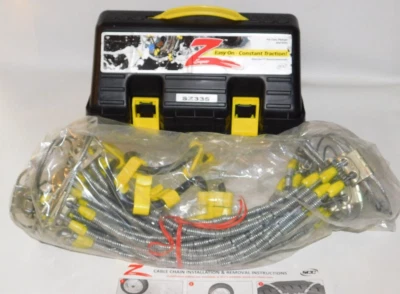 SZ335 Super Z Cable Tire Chains, 1 Pair - Never Used - Image 1 of 4