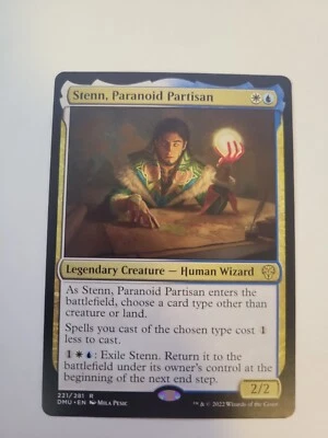 MTG Stenn, Paranoid Partisan 221/281 Dominaria United Rare Multicolor Fresh - Image 1 of 4