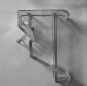 4 Pezzi Clip di Valvola Trasparenti per Tende Finestre - Foto 1 di 1