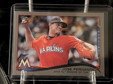 2014 Topps Jose Fernandez 1/1 #413 Rookie of the Year Miami Marlins