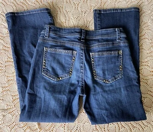 LEE Slender Secret 12 Petite Lower On Waist Embellished Boot Cut Western Jeans - Picture 1 of 17
