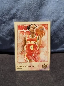 2023-24 Panini Court Kings Water Color Base Kobe Bufkin #10 Atlanta Hawks RC - Picture 1 of 2