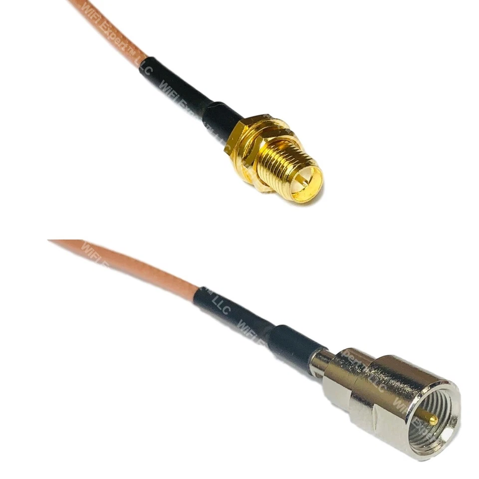 RG316 RP-SMA FEMALE to FME MALE Coax RF Cable USA-Ship - Image 1 of 1