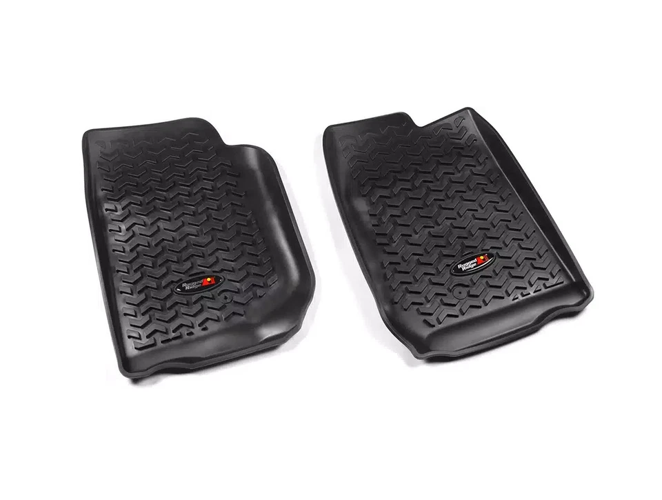 Jeep wrangler 2007-2018 Jeep Wrangler JK/JKU 2 ruddged ridge front floor liners - Image 1 of 1