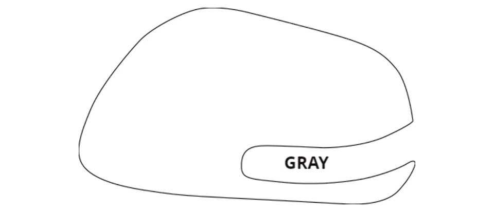 FÁBRICA TOYOTA SCION tC 2011-2016 CUBIERTA ESPEJO RETROVISOR EXTERIOR DERECHO GRIS 8791522050B4 OEM Foto 1 de 1