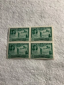SPAIN -SC.# C56-CHARLES LINDBERGH-Block of 4 StampS-MNH - Picture 1 of 2