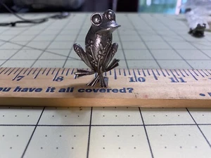 Lead free pewter frog figurine - Picture 1 of 5