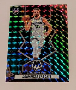 2021-22 Panini Mosaic DOMANTAS SABONIS #42 Green Prizm Sacramento Kings - Picture 1 of 6