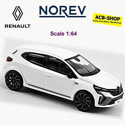Renault Clio Esprit Alpine 2024 Clio V (5) Arktisweiss Bianco 1:64 Norev 310961 - Immagine 1 di 3
