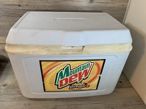 Vintage Mountain Dew LiveWire Orange Rubbermaid Collectible Cooler • SUPER RARE - Picture 1 of 10