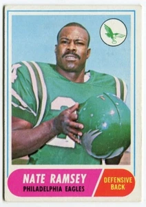1968 Topps #136 Nate Ramsey Philadelphia Eagles - Picture 1 of 2
