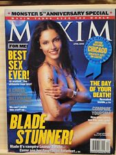 Maxim Magazine April 2002 #52 Leonor Varela Laura Harring Chandra West Shatner