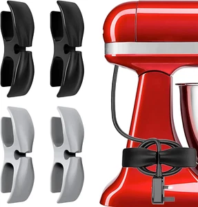 4-Pack Appliance Cord Organizer for Kitchen - Adhesive Cable Winder & Wrapper, H - Picture 1 of 7