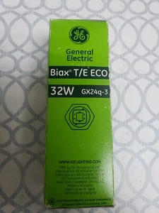 GE BIAX T/E ECO GX24q-3 COMPACT FLUORESCENT COMPACTE 32W 4PIN F32TBX/841/A/ECO - Picture 1 of 6