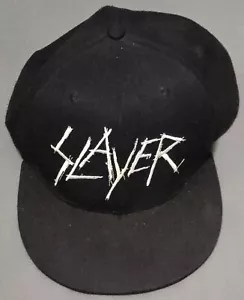 Slayer Scratch Writing Snapback Hat 🤘Reigning Blood Pantera Sepultura Ozzy - Bild 1 von 2